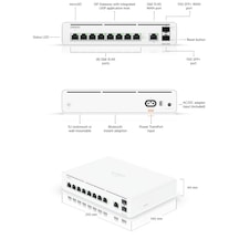 Ubıquıtı Uısp-console 8 Port Gıgabıt+1wan Port+2x10gb Sfp+ Port Gateway Router