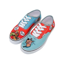 Kadın Vegan Çok Renkli Sneakers - Warner Bros Hungry Doo Scooby Doo Tasarım