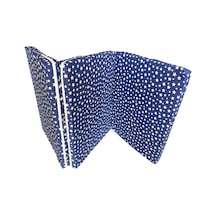 Viphomeconceptltd Katlanır Yer Yatağı Sünger Yatak Lacivert Yıldız 80X180 Cm-7 Cm