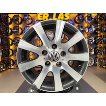 4 Adet Volkswagen  6.5 15 5 112 Et50 57.1 Gun Mack Jant Revize Edilmiş Takım