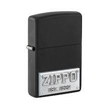 Zippo 218 Zippo Licensed Plate Emblem Çakmak