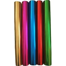 Aynalı Metalik Metalize Fon Kartonu 50x70cm 5 Adet 5 Farklı Renk