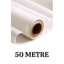 Yağlı Pişirme Kağıdı 37 Cm X 50 Metre Beyaz Pişirme Kağıdı 1 Rulo