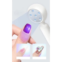Portatif Mini Uv Led Lamba Manikür Tırnak Kurutucu Led Lamba Beyaz 18w