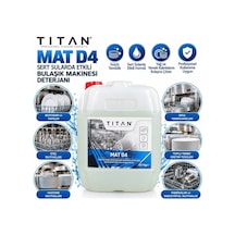 Tıtan Mat D4 21,7 Kg Sert Sularda Etkili Endüstriyel Bulaşık Makinesi Deterjanı - 939632483