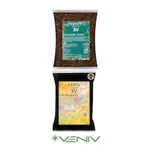 3v Organik Torf 2l %45 Hümik Fulvik Asit Köklendirici Leonardit Ince Öğütülmüş 1 Kg 1