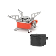 Dış Mekan Elektronik Ateşleme Sobaları Turist Taşınabilir Pişirme Aksesuarı Katlanabilir Gaz Ocağı Ayarlanabilir Çok Renkli