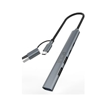 Inca Iutp-06t Usb 3.0 Type-c 3.1 Hub 1 X Usb 3.0 +2 X Usb+type-c+pd100w 2.0 Alumınyum Kasa Çoklayıcı