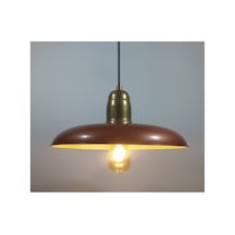 Bakır Metal Sarkıt Avize Retro Rustik Vintage Avize Siyah
