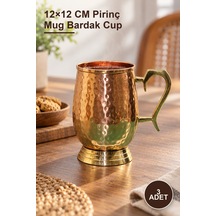 3 Adet Pirinç Kupa Bardak 12 12 Cm Pirinç Mug Bardak Cup