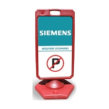 Sıemens  Reklam ve Yönlendirme Uyari Dubasi A Tabela Kırmızı