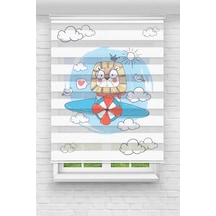 Perdeoutlet38 Baskılı Renkli Pilot Dijital Baskılı Zebra Perde-cocuk Odası-stor Perde Model:pz-933 Çok Renkli