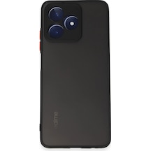 Mey İthalat Realme C53 Kılıf Montreal Silikon Kapak - Siyah