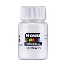 Beyaz Kumaş Boyası Tişört Çanta Tekstil Boyası 30 Ml 1 Adet Kumaş Boyası Beyaz 1 Adet Beyaz