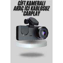 Gelişmiş Araç İçi Kamera 3 Lensli 1080p Hd Kayıt