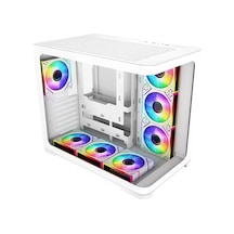 Gamebooster Gb-g2852w 7-fanlı Gamıng Mıd-tower Pc Kasası Beyaz