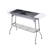 Madfox Grillmate Portatif Katlanır Bbq Mangal Mz Gümüş