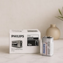 9v Pil 12'li Paket Çinko-klorür
