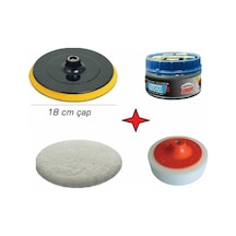 Oto Kaporta Pasta Cila Uygulama Için Peluş Pasta Sünger Flap Disk