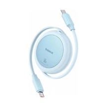 Baseus P10364500311-01 Free2 Pull 1m Şarj Kablo Usb-c Mavi