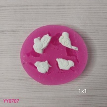 Yy0707 Dörtlü Kuş Modeli Silikon Kalıp