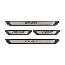 Ford Connect 2014+ Modeller Old Krom Kapı Eşiği 4 Parça Paslanmaz Çelik