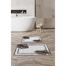 Alanur Trend Kaymaz Taban Dijital Banyo Takımı Kt476 Kahve