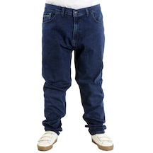 Mode XL Büyük Beden Erkek Kot Pantolon Klasik 5Cep Mark 22930 Lac