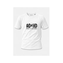 North Whiskers Adhd Highway To Hey Look A Squirrel Esprili Baskılı %100 Pamuklu T-shirt Beyaz - 874843522 Beyaz - 874843522 Beyaz