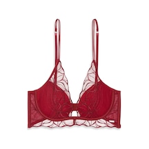 Calvin Klein Lıghtly Lıned Plunge Kırmızı Kadın Sütyen