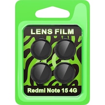 Xiaomi Redmi Note 15 4g Raze Metal Kamera Lens - Siyah -