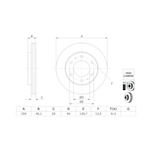 Fren Disk - Fiat Fullback - Bosch-0986479f45