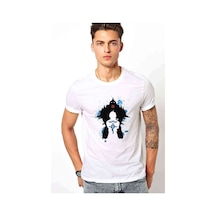 Anime Death Note Baskılı Beyaz Erkek Tshirt (530998211)