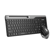 A4 Tech Fstyler Fb2535c Gri Bluetooth+2.4g Nano Fn Multimedya Klavye Şarjlı Mouse Set Diğer
