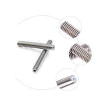 Koodmax 3d Yazıcı M6 Boğaz Ptfe Boru Paslanmaz Çelik Mk8 Besleme Tüpü Memesi Boğazı 50x6mm