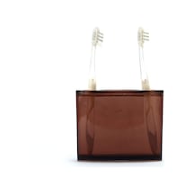 Diş Fırçalık Kahverengi Akrilik Model Siyah
