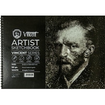 Vıncent Artıst Sketchbook Whıte 90gr 25x35 15 Sayf
