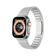 İle Uyumlu 38mm/40mm Krd-35 Metal Kordon Gümüş