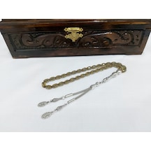 Özel El İşi Arpa Kesim Harika Zultanit Tesbih Ölçü-6,5 X 9