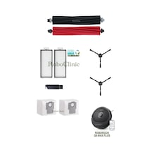 Roborock Q8 Max Plus Robot Süpürge Uyumlu Toz Torbası, Fırça, Hepa Filtre Set-9 Parça