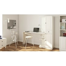 Rabi Mobilya Beyza Country Çalışma Masası Beyaz