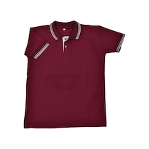 Kolej Polo Yaka Tişört Bordo Ytg Bgl-ogrtp-4 001