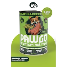 PAWGO Beef Prestige Sığır Etli Parça Etli Köpek Mama 12 x 415 G