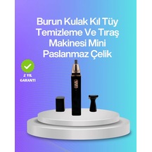 Sessiz Çalışan Tüy Düzeltici Burun Ve Kulak Makinesi Siyah