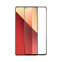 Xiaomi Redmi Note 13 Pro 4g İle Uyumlu Şeffaf Ekranı Tam Kaplayan 5d Cam Kırılmaz Cam Ekran Koruyucu