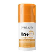 Embeauty Tüm Cilt Tipleri Için Yüksek Korumalı Güneş Kremi Spf50+ 50 Ml