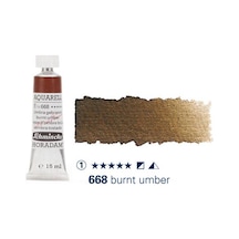 Schmincke Horadam Aquarell Tube 15Ml Seri 1 Burnt Umber 668