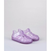 Star Glıtter S10265 Kız Çocuk Lila Sandalet Lila