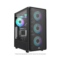 Powerboost PB-P3602BB 850 W 80+ Bronze Gamıng Mıd Tower PC Kasa