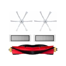 Roborock Uyumlu S5 S5 Max S6 S6 Pure Yeni Nesil Uyumlu 6 Kollu Yan Fırça Seti-5 Adet